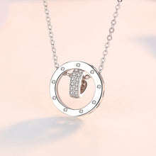 Load image into Gallery viewer, Silver Levitating Heart Necklace
