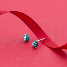 Load image into Gallery viewer, Ladybug Earrings
