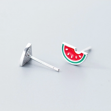 Load image into Gallery viewer, Tiny Watermelon Earrings

