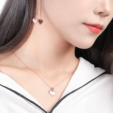 Load image into Gallery viewer, Signature Natural Shell Silver Heart Necklace
