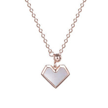 Load image into Gallery viewer, Signature Natural Shell Rose Heart Necklace
