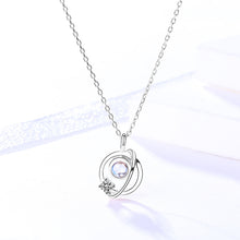 Load image into Gallery viewer, Stellar Nursery Silver &quot;I Love You&quot; Necklace
