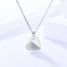 Load image into Gallery viewer, Minimalist Silver Heart Necklace
