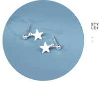 Load image into Gallery viewer, Shooting Star Pendant Earrings
