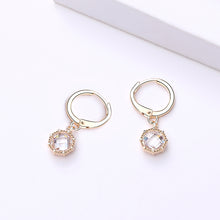 Load image into Gallery viewer, Champagne Gold Mermaid Earrings

