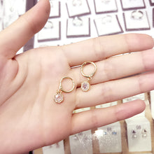 Load image into Gallery viewer, Champagne Gold Mermaid Earrings
