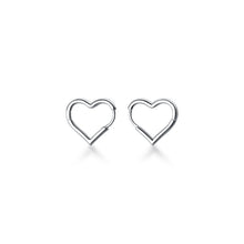 Load image into Gallery viewer, Heart Shaped Hoops
