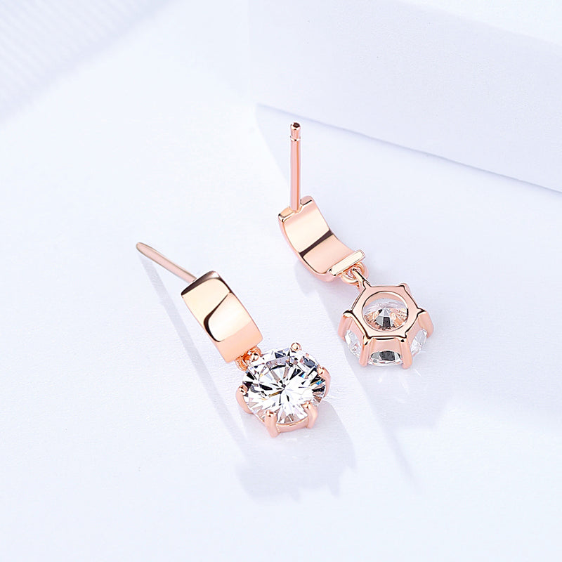 Rose Tiffany Blossom Earrings